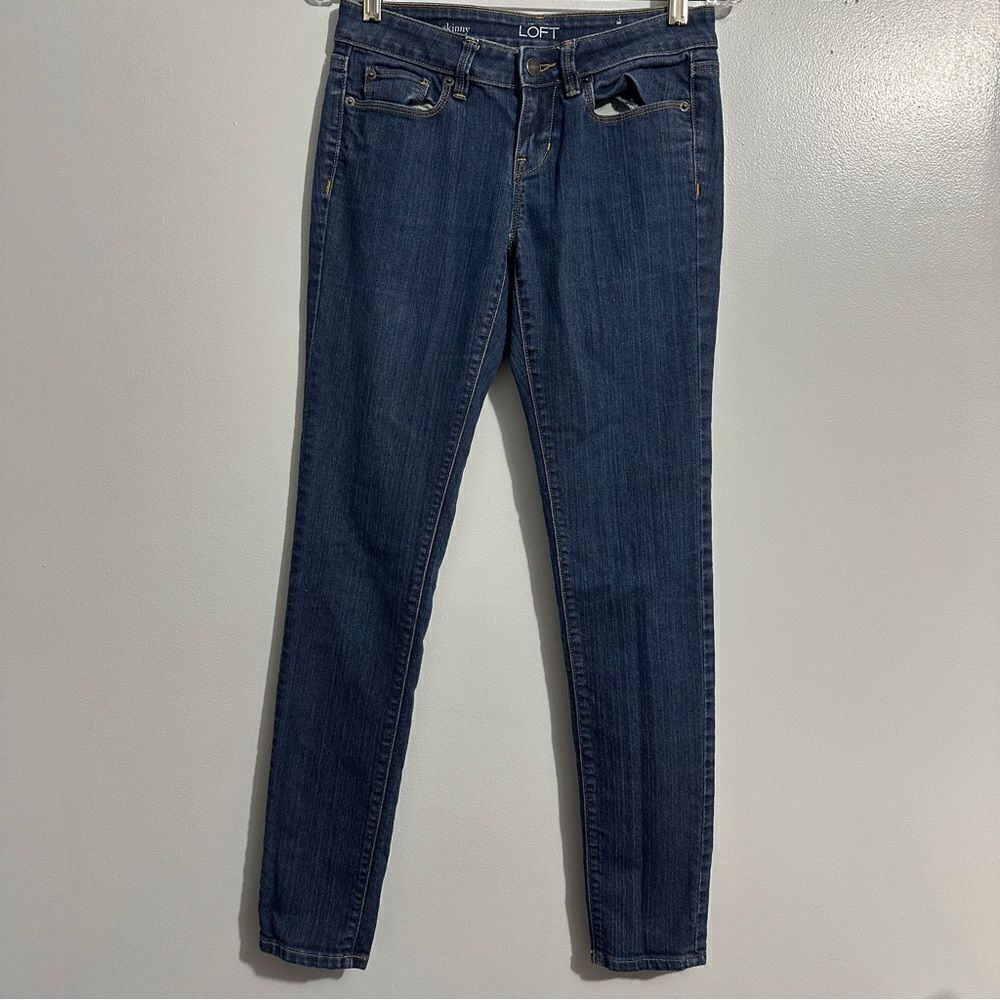 Loft modern skinny jeans size 0